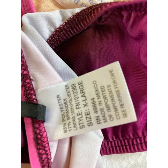 Fashion Nova Ombre Halter Bikini X-Large Pink/Beige Swimwear Sexy Beach Pool Y2K - Picture 6 of 9